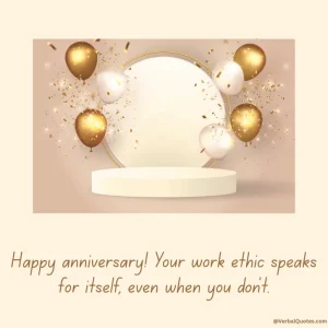 85+ Short Simple Work Anniversary Wishes and Images